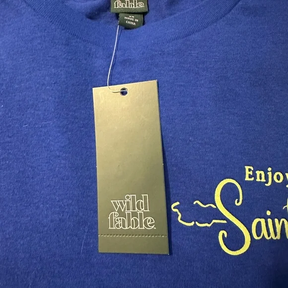 Wild Fable Blue Graphic Tee - Picture 6 of 6
